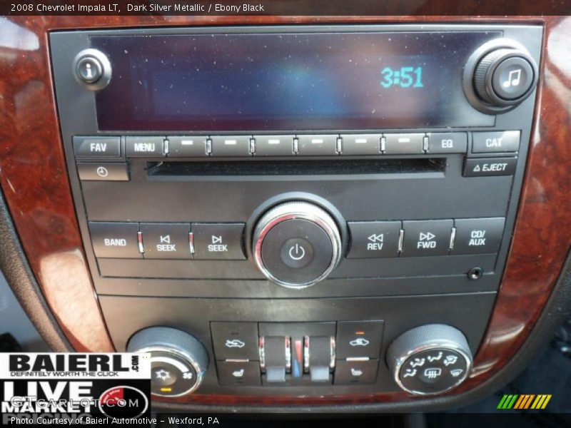 Dark Silver Metallic / Ebony Black 2008 Chevrolet Impala LT