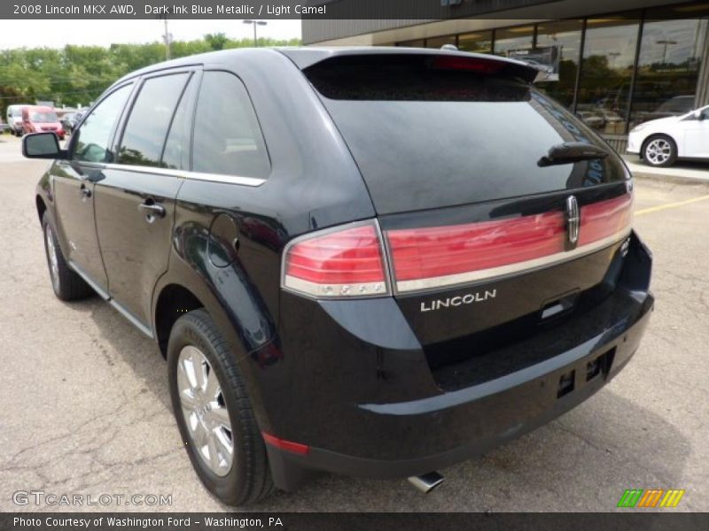 Dark Ink Blue Metallic / Light Camel 2008 Lincoln MKX AWD