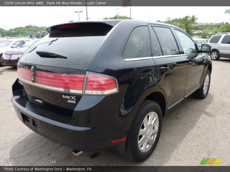 Dark Ink Blue Metallic / Light Camel 2008 Lincoln MKX AWD