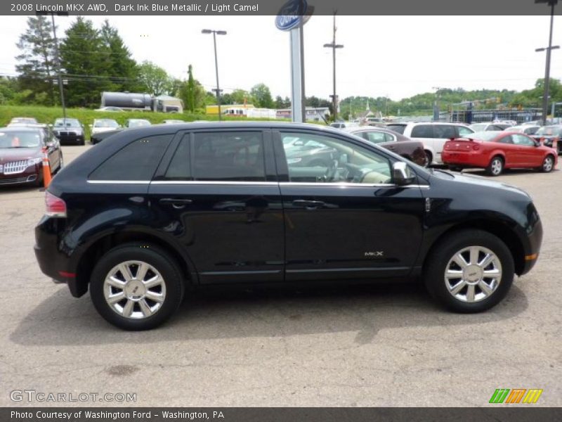 Dark Ink Blue Metallic / Light Camel 2008 Lincoln MKX AWD
