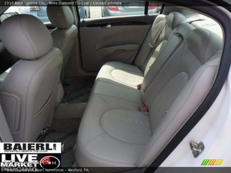 White Diamond Tri-Coat / Cocoa/Cashmere 2010 Buick Lucerne CXL