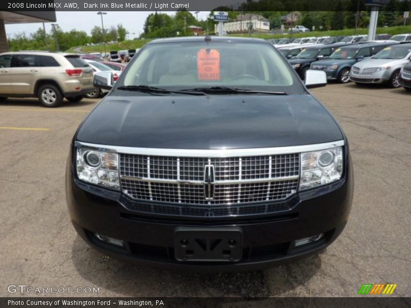 Dark Ink Blue Metallic / Light Camel 2008 Lincoln MKX AWD