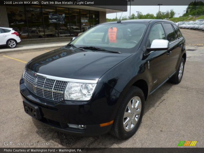 Dark Ink Blue Metallic / Light Camel 2008 Lincoln MKX AWD