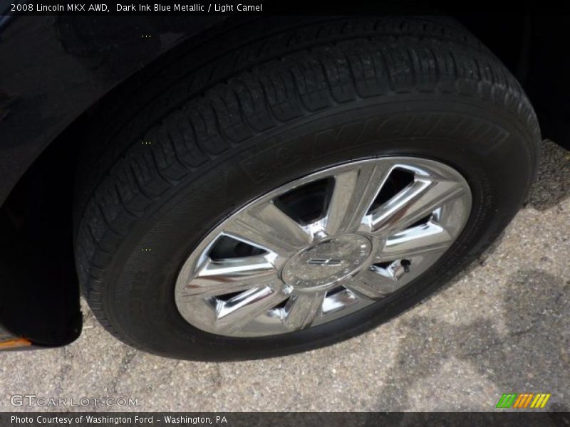 Dark Ink Blue Metallic / Light Camel 2008 Lincoln MKX AWD