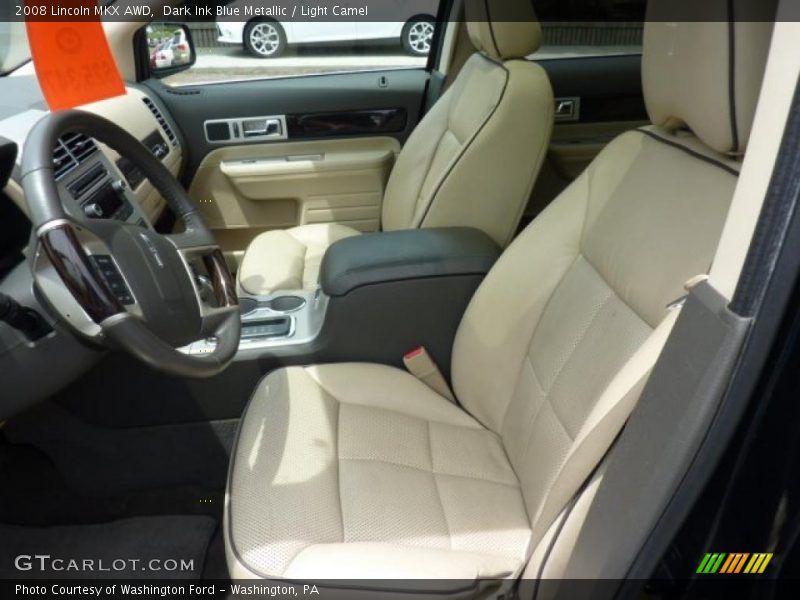 Dark Ink Blue Metallic / Light Camel 2008 Lincoln MKX AWD