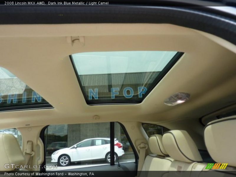 Dark Ink Blue Metallic / Light Camel 2008 Lincoln MKX AWD