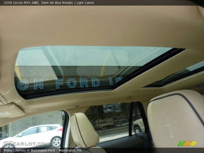 Dark Ink Blue Metallic / Light Camel 2008 Lincoln MKX AWD