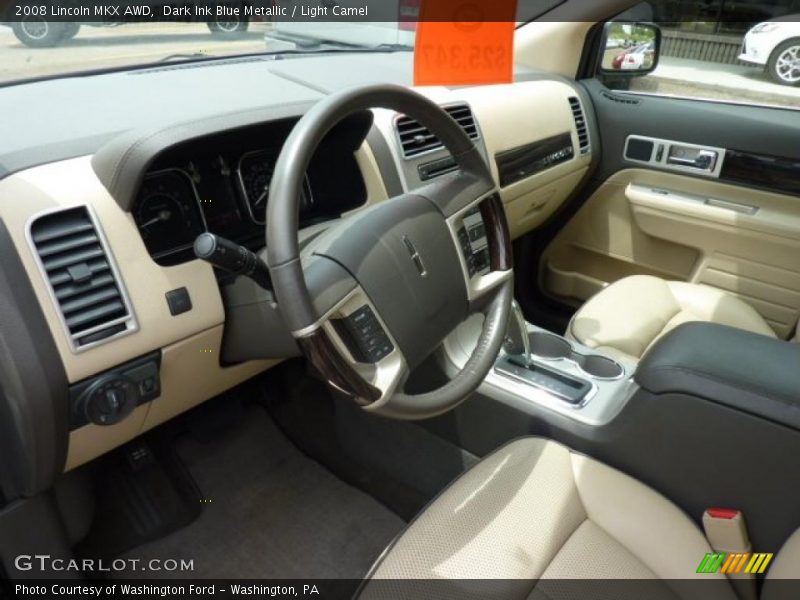 Dark Ink Blue Metallic / Light Camel 2008 Lincoln MKX AWD