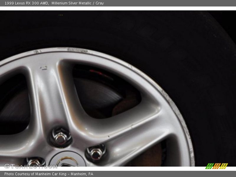 Millenium Silver Metallic / Gray 1999 Lexus RX 300 AWD