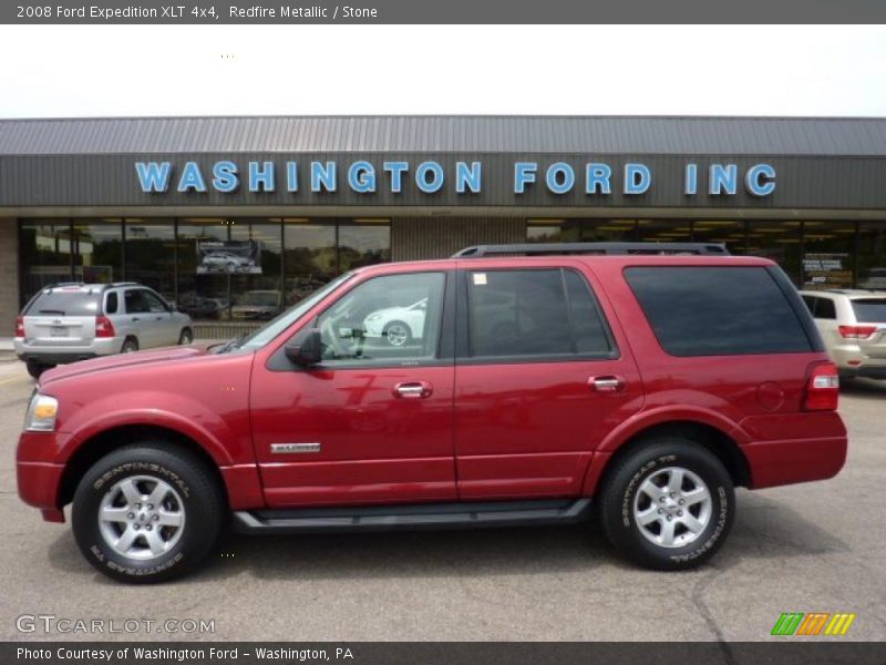 Redfire Metallic / Stone 2008 Ford Expedition XLT 4x4