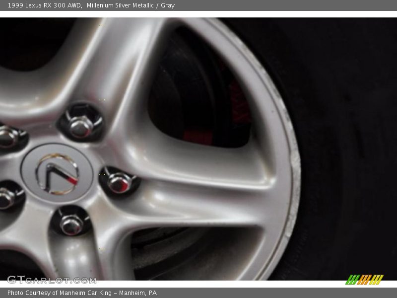 Millenium Silver Metallic / Gray 1999 Lexus RX 300 AWD