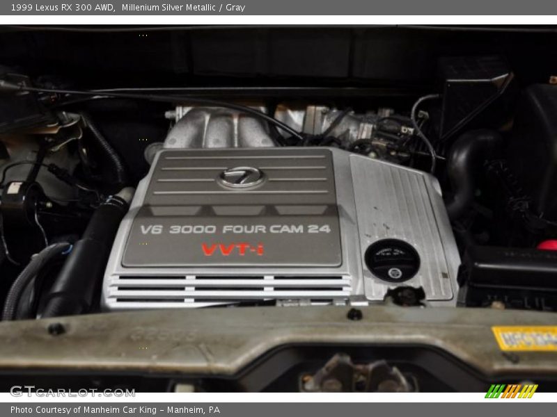Millenium Silver Metallic / Gray 1999 Lexus RX 300 AWD