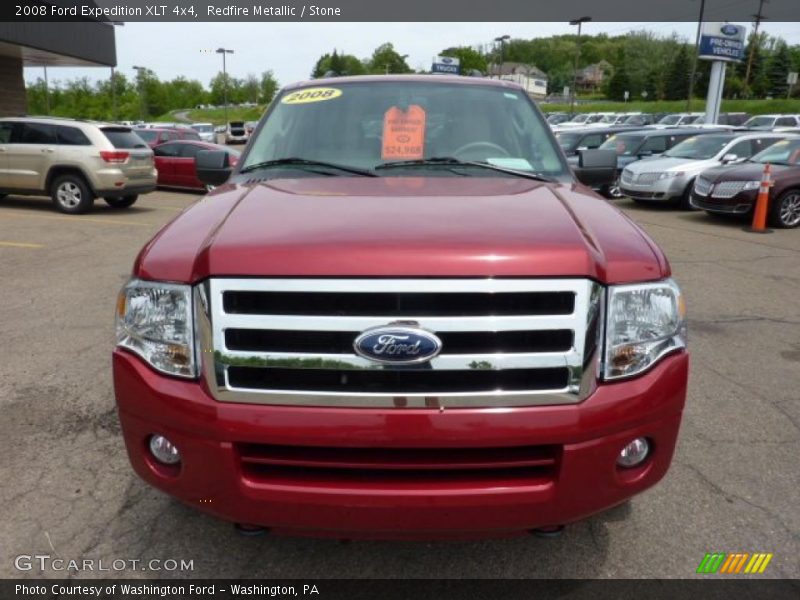 Redfire Metallic / Stone 2008 Ford Expedition XLT 4x4