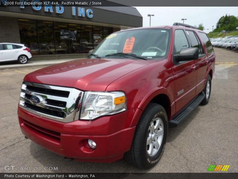 Redfire Metallic / Stone 2008 Ford Expedition XLT 4x4