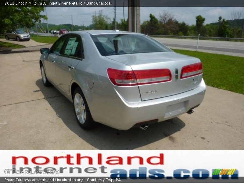 Ingot Silver Metallic / Dark Charcoal 2011 Lincoln MKZ FWD