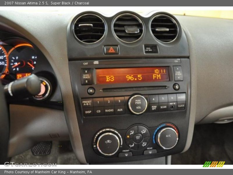 Super Black / Charcoal 2007 Nissan Altima 2.5 S