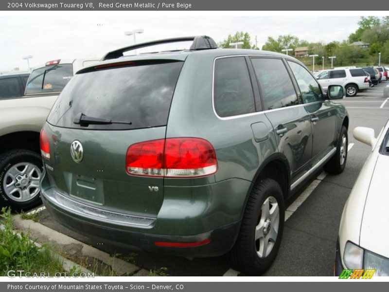 Reed Green Metallic / Pure Beige 2004 Volkswagen Touareg V8