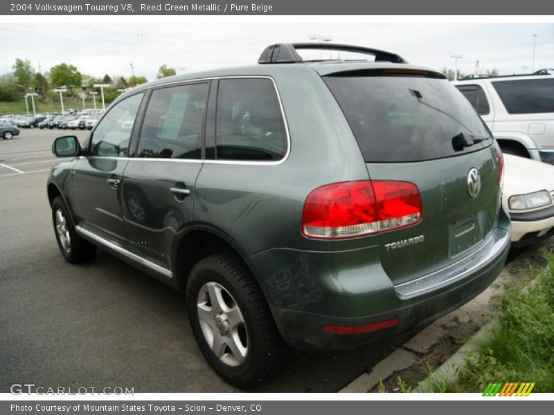 Reed Green Metallic / Pure Beige 2004 Volkswagen Touareg V8