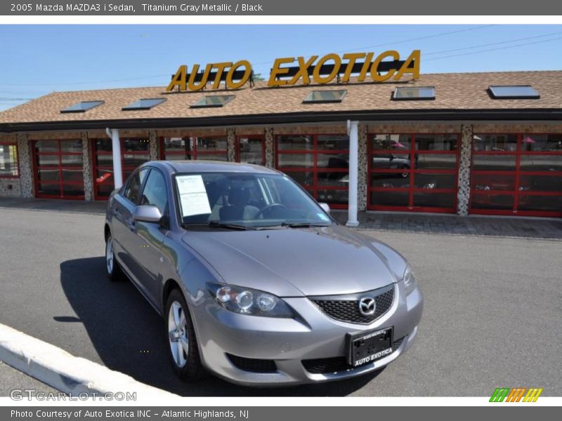 Titanium Gray Metallic / Black 2005 Mazda MAZDA3 i Sedan