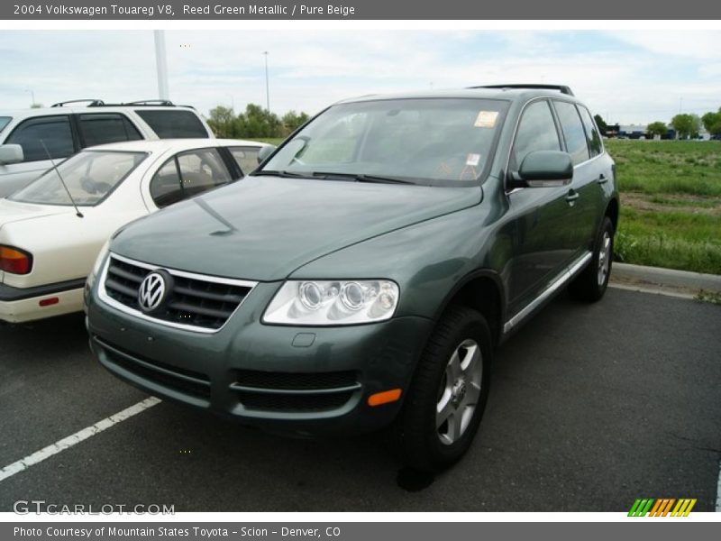 Reed Green Metallic / Pure Beige 2004 Volkswagen Touareg V8