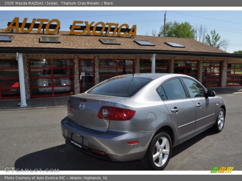 Titanium Gray Metallic / Black 2005 Mazda MAZDA3 i Sedan