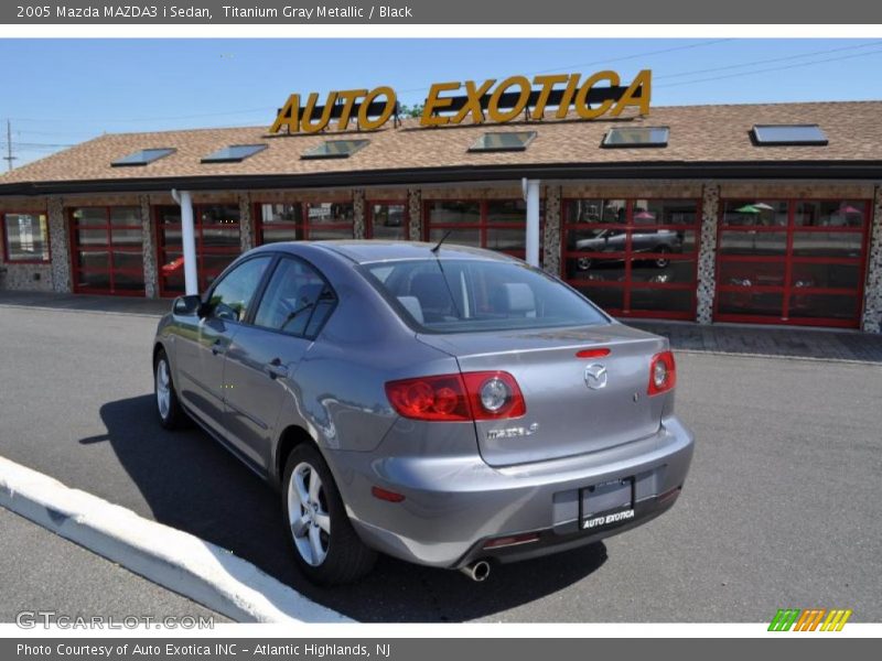 Titanium Gray Metallic / Black 2005 Mazda MAZDA3 i Sedan