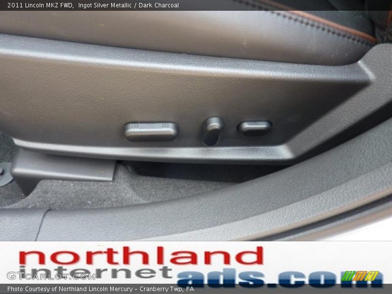 Ingot Silver Metallic / Dark Charcoal 2011 Lincoln MKZ FWD