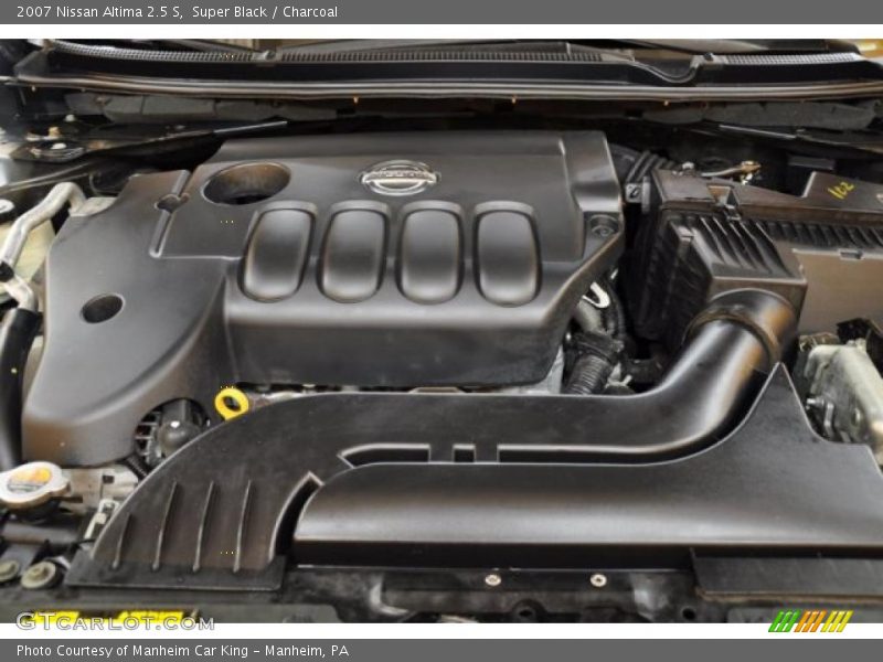 Super Black / Charcoal 2007 Nissan Altima 2.5 S