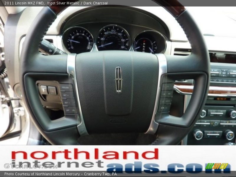 Ingot Silver Metallic / Dark Charcoal 2011 Lincoln MKZ FWD