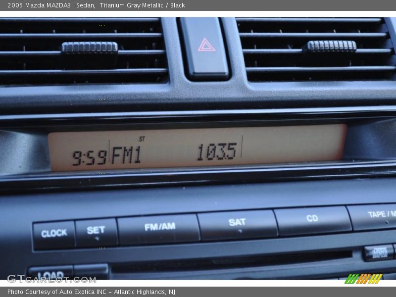 Titanium Gray Metallic / Black 2005 Mazda MAZDA3 i Sedan