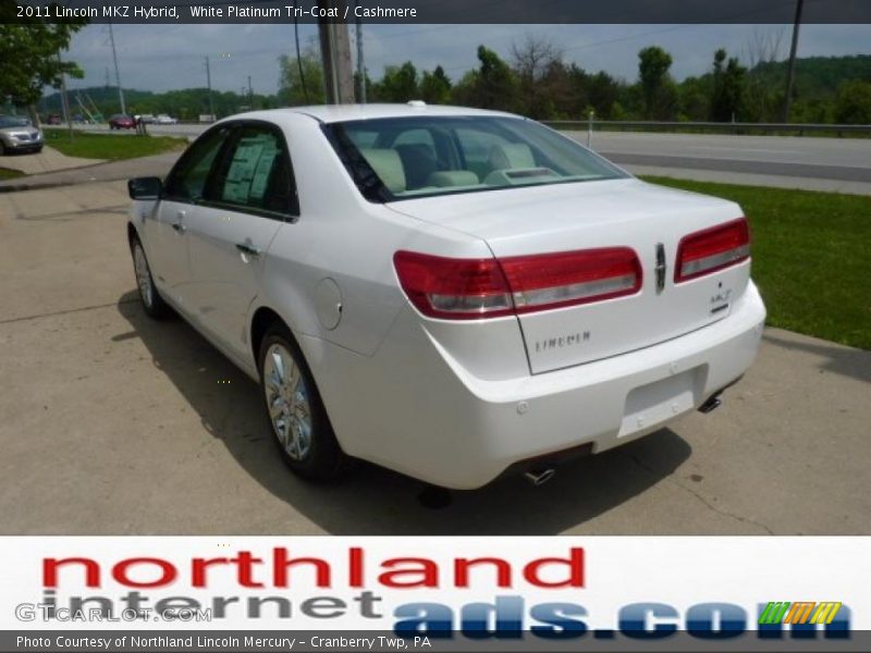 White Platinum Tri-Coat / Cashmere 2011 Lincoln MKZ Hybrid