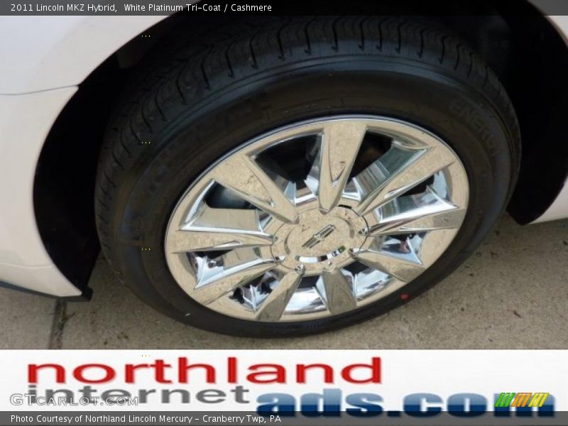 White Platinum Tri-Coat / Cashmere 2011 Lincoln MKZ Hybrid