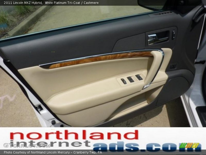 White Platinum Tri-Coat / Cashmere 2011 Lincoln MKZ Hybrid
