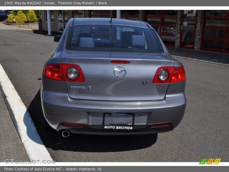 Titanium Gray Metallic / Black 2005 Mazda MAZDA3 i Sedan