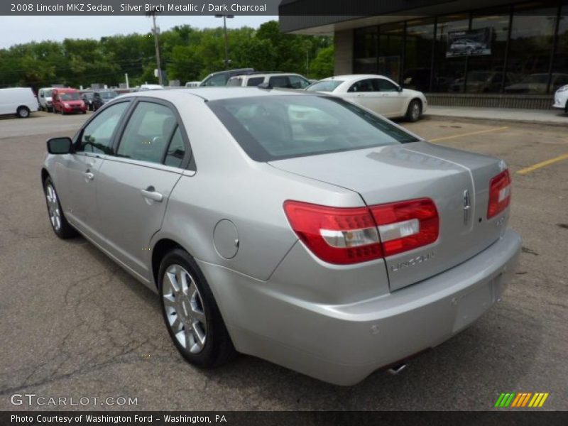 Silver Birch Metallic / Dark Charcoal 2008 Lincoln MKZ Sedan