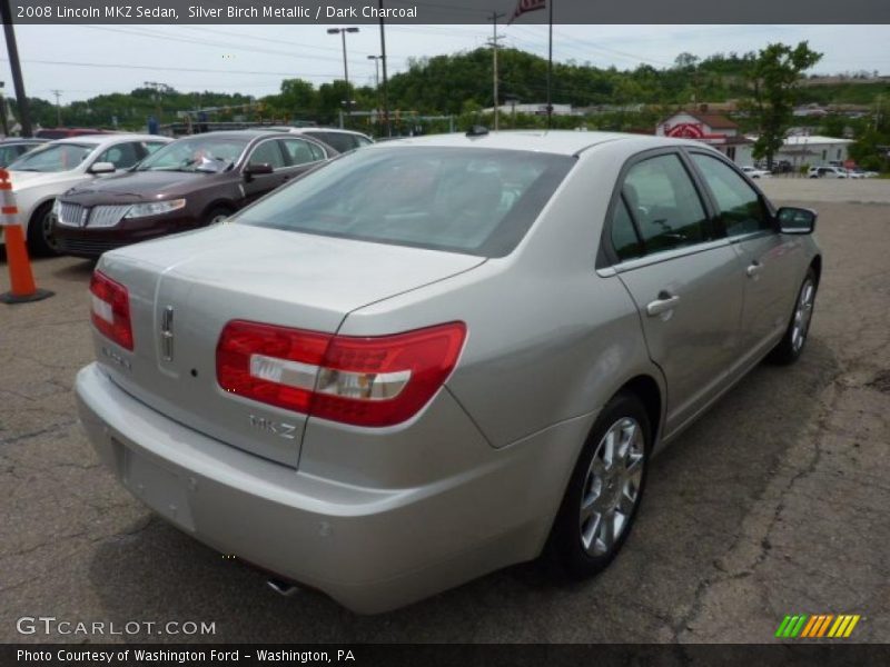 Silver Birch Metallic / Dark Charcoal 2008 Lincoln MKZ Sedan