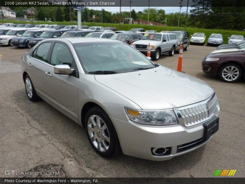 Silver Birch Metallic / Dark Charcoal 2008 Lincoln MKZ Sedan