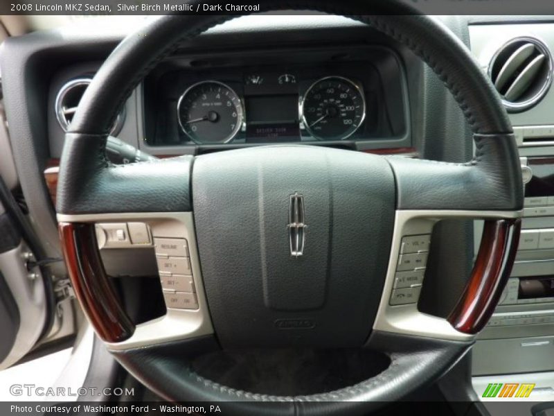Silver Birch Metallic / Dark Charcoal 2008 Lincoln MKZ Sedan