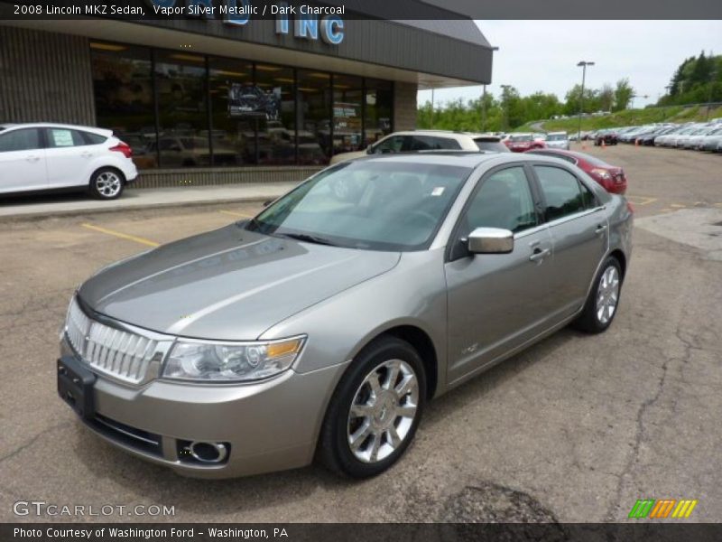 Vapor Silver Metallic / Dark Charcoal 2008 Lincoln MKZ Sedan