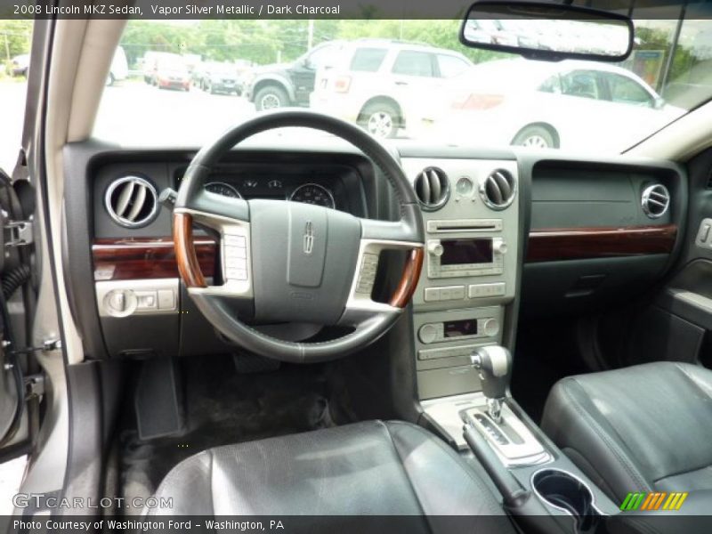 Vapor Silver Metallic / Dark Charcoal 2008 Lincoln MKZ Sedan