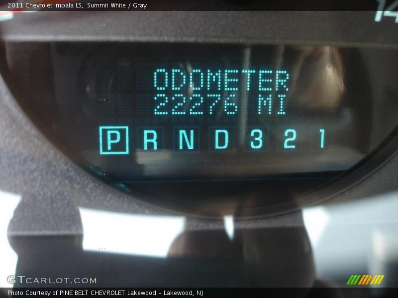 Summit White / Gray 2011 Chevrolet Impala LS