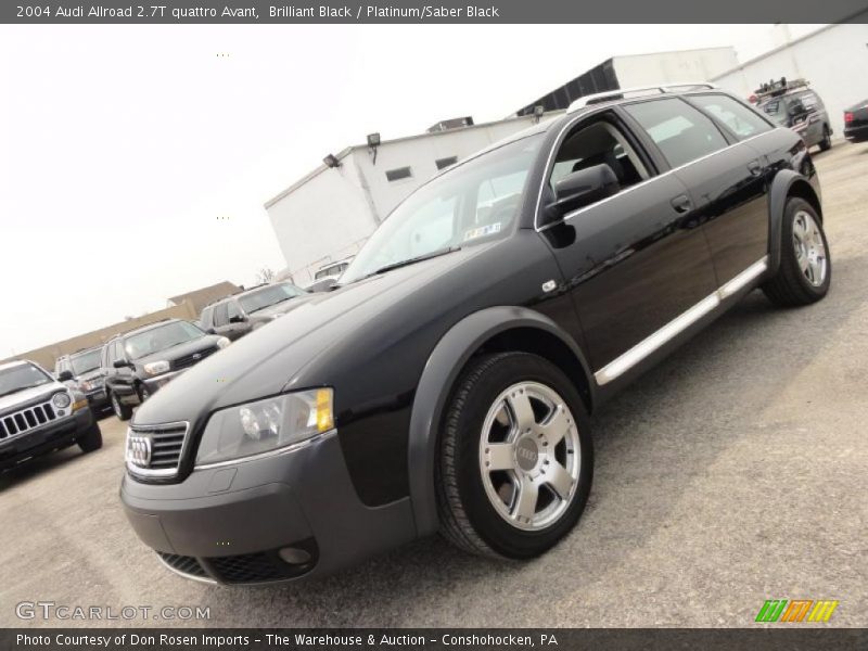 Brilliant Black / Platinum/Saber Black 2004 Audi Allroad 2.7T quattro Avant