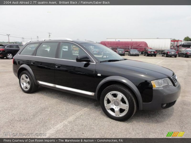 Brilliant Black / Platinum/Saber Black 2004 Audi Allroad 2.7T quattro Avant