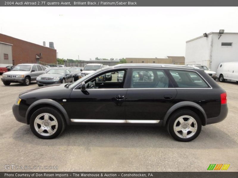 Brilliant Black / Platinum/Saber Black 2004 Audi Allroad 2.7T quattro Avant