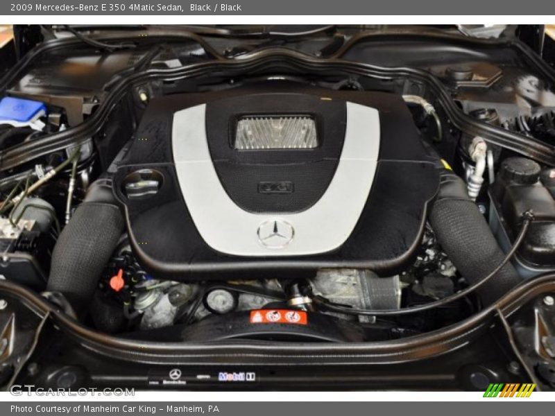 Black / Black 2009 Mercedes-Benz E 350 4Matic Sedan