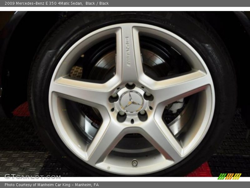 Black / Black 2009 Mercedes-Benz E 350 4Matic Sedan