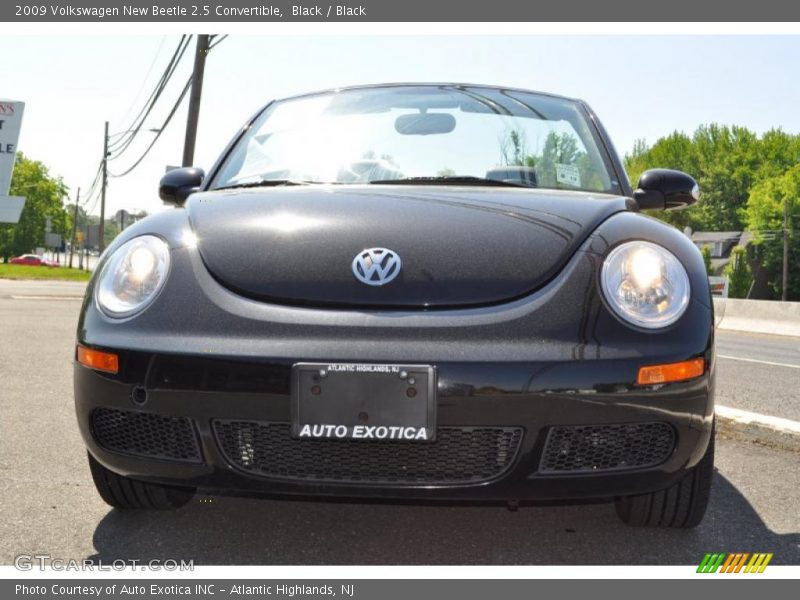 Black / Black 2009 Volkswagen New Beetle 2.5 Convertible
