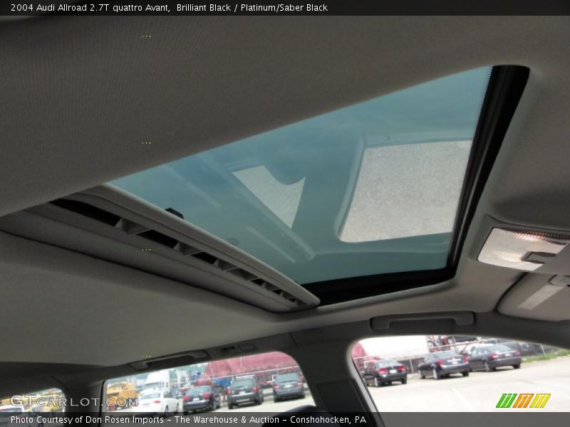 Brilliant Black / Platinum/Saber Black 2004 Audi Allroad 2.7T quattro Avant
