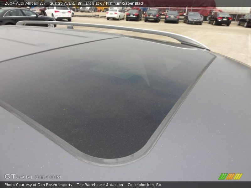 Brilliant Black / Platinum/Saber Black 2004 Audi Allroad 2.7T quattro Avant