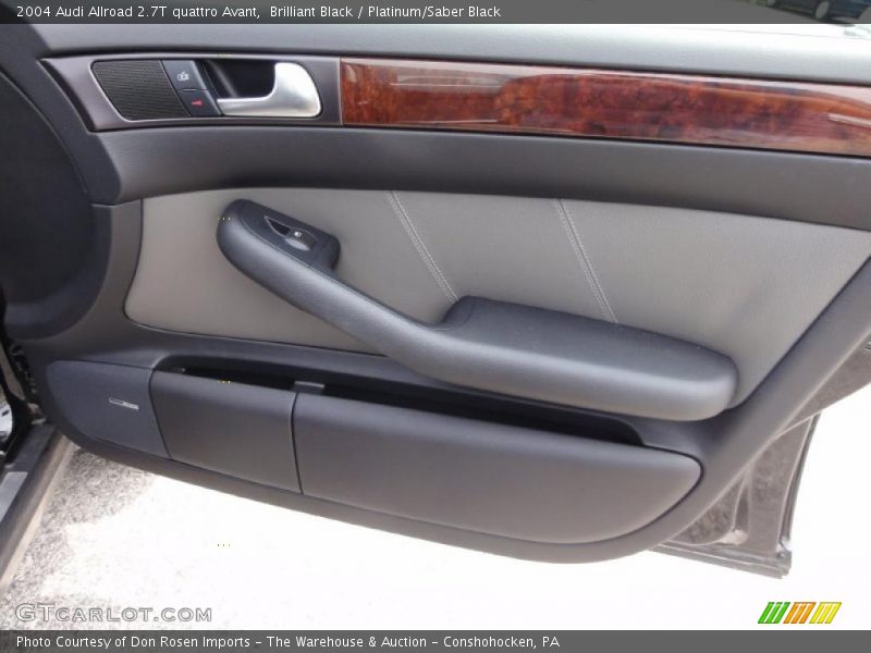 Brilliant Black / Platinum/Saber Black 2004 Audi Allroad 2.7T quattro Avant